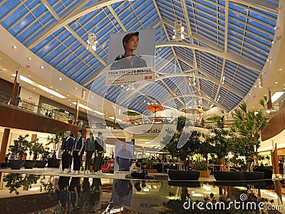 Natick Mall in Natick, Massachusetts Editorial Stock Photo