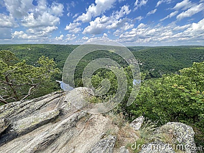 Nation park Podyji in Czech republic with river Dyje Stock Photo