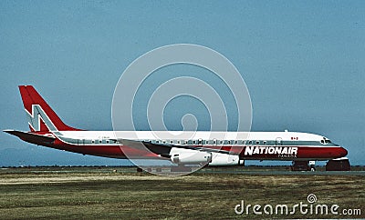 Nationair Douglas DC-8-62 C-GMXR CN45925 LN337 Editorial Stock Photo