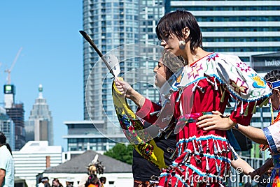 National Aboriginal Day and Indigenous Arts Festival in Toronto Editorial Stock Photo