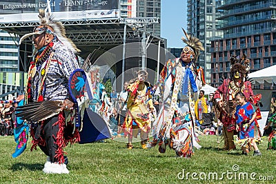 National Aboriginal Day and Indigenous Arts Festival in Toronto Editorial Stock Photo