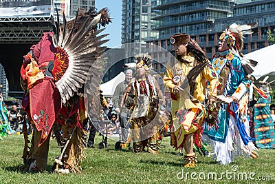 National Aboriginal Day and Indigenous Arts Festival in Toronto Editorial Stock Photo