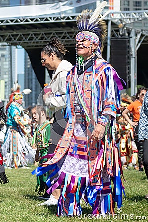 National Aboriginal Day and Indigenous Arts Festival in Toronto Editorial Stock Photo