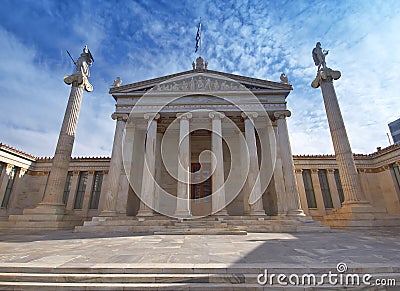 The national academy, Athens Greece Stock Photo