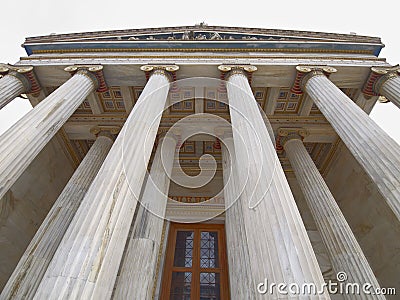 The national academy, Athens Greece Stock Photo