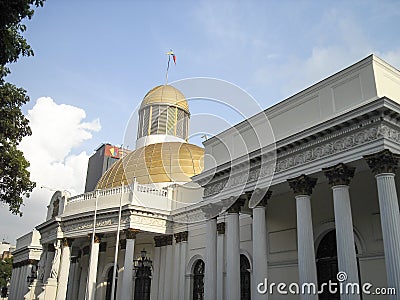 National Assembly Capitolio Congress politics Deputies Downtown Caracas Venezuela Editorial Stock Photo