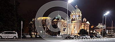 National Assembly of Serbia, Belgrade. Europe Editorial Stock Photo