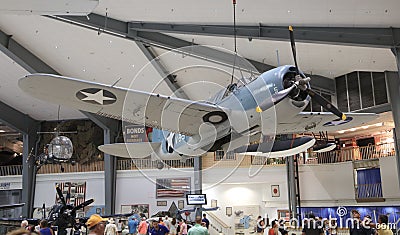 National Aviation Museum Exhibit, Pensacola, Florida Editorial Stock Photo