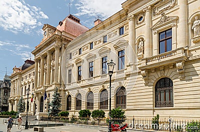 National Bank of Romania Editorial Stock Photo