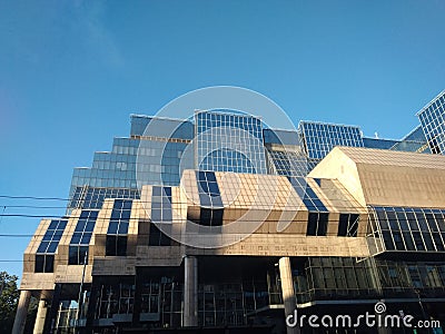 National bank of Serbia, Belgrade Editorial Stock Photo