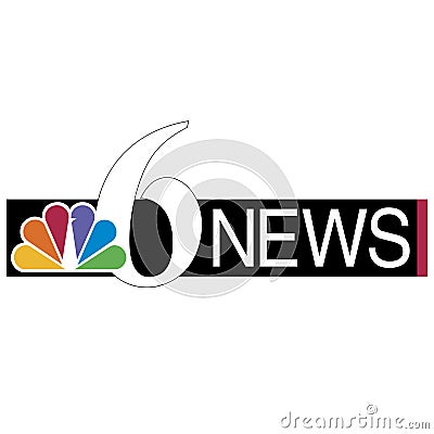 NBC logo news Editorial Stock Photo