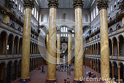 National Building Museum in Washington, DC Editorial Stock Photo