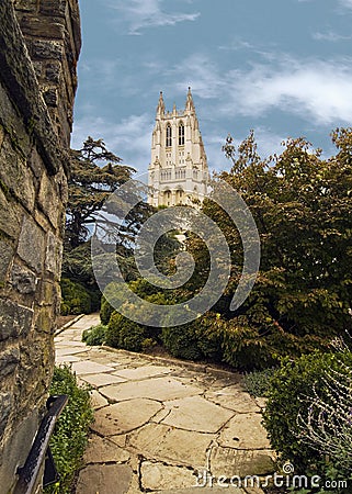 National Cathedral Stock Photo