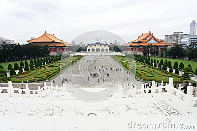 The National Concert Hall Tapiei, Taiwan. The National Concert Hall near by Chiang Kai-shek Memorial Hall Editorial Stock Photo