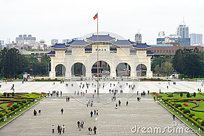 The National Concert Hall Tapiei, Taiwan. The National Concert Hall near by Chiang Kai-shek Memorial Hall Editorial Stock Photo