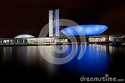 Brazil National Congress in Brasilia Editorial Stock Photo