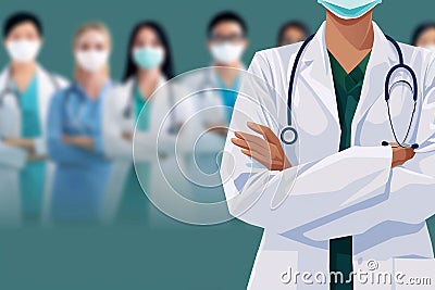 National Doctors Day background Stock Photo