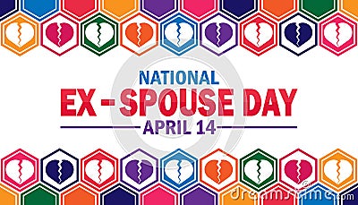 National Ex Spouse Day, background Stock Photo