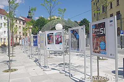 National Festival of Polish Song Posters Editorial Stock Photo