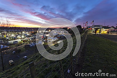 National Fieldays Dawn Editorial Stock Photo