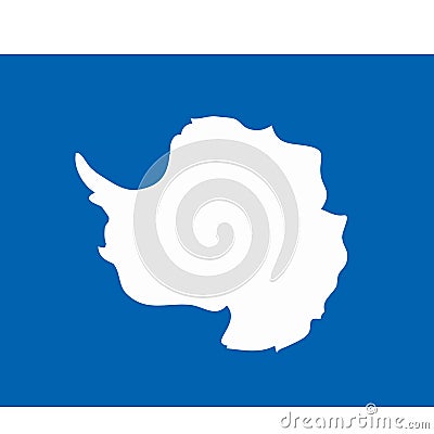 National Flag of Antartica Stock Photo