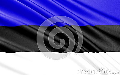 Flag of Estonia Stock Photo