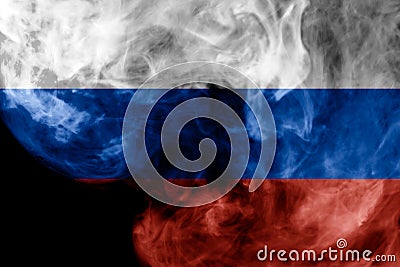 National flag of Russia Stock Photo