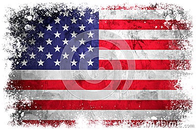 National flag of United States Stock Photo