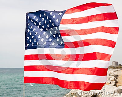 National flag USA Stock Photo