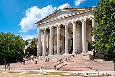 The National Gallery of Art at the National Mall in Washington D.C. Editorial Stock Photo