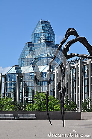 The National Gallery of Canada in Ottawa Editorial Stock Photo