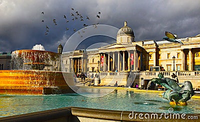 The National Gallery London Editorial Stock Photo