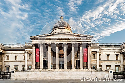 National Gallery Museum in London Editorial Stock Photo