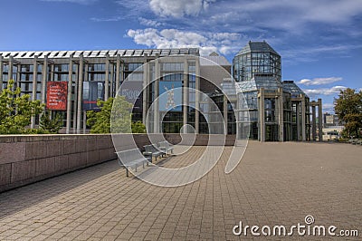 The National Gallery, Ottawa, Canada Editorial Stock Photo