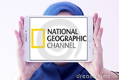National geographic channel logo Editorial Stock Photo