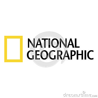 National geographic icon logo Editorial Stock Photo