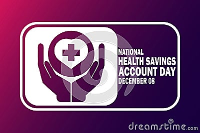 National Health Savings Account Day Vector Illustration