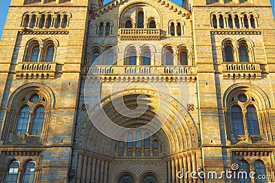 National History Museum in London, England Stock Photo