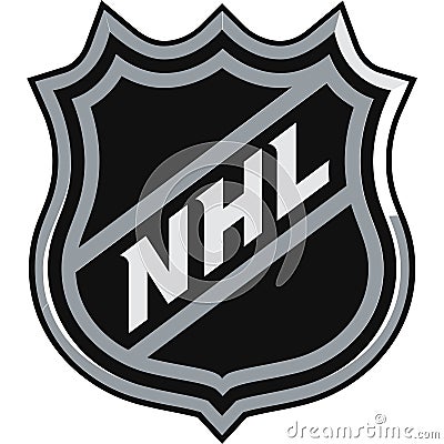 Nhl sports logo Editorial Stock Photo