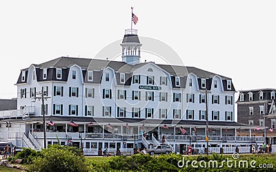 National Hotel, Block Island, RI. Editorial Stock Photo