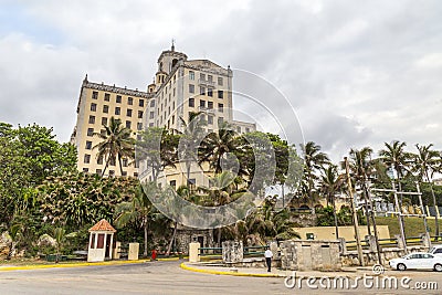National Hotel, Havana Cuba Editorial Stock Photo