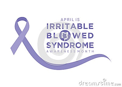 National IBS awareness month Vector Illustration