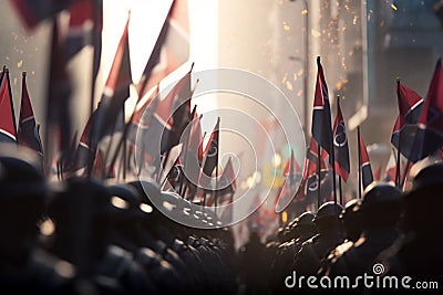 National Liberation Day of Korea. August 15. South and North Korea, freedom, liberty, army, memorial day, patriotic Stock Photo