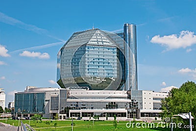 National library of Belarus Stock Photo