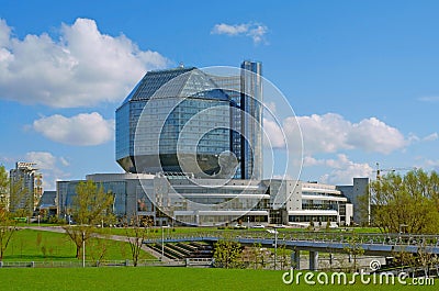 National library of Belarus Stock Photo