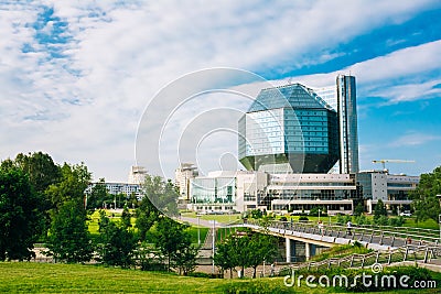 National Library Of Belarus In Minsk Stock Photo