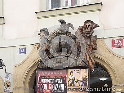 National Marionette Theatre, Prague Editorial Stock Photo