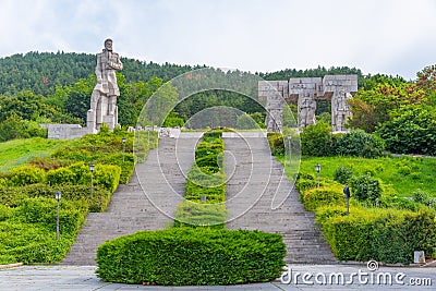 National memorial complex Hristo Botev in Kalofer in Bulgaria Editorial Stock Photo