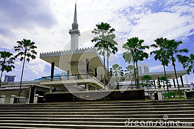 National Mosque of Malaysia Stock Photo