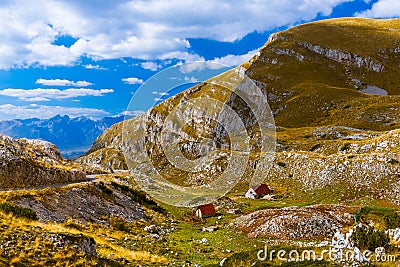 National mountains park Durmitor - Montenegro Stock Photo